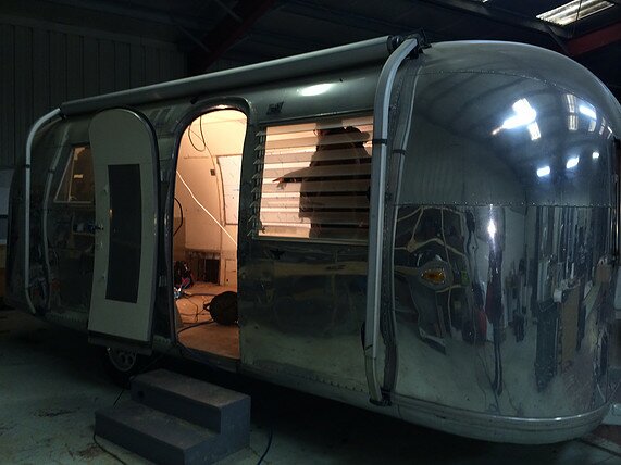 Aménagement de l'Airstream, photo