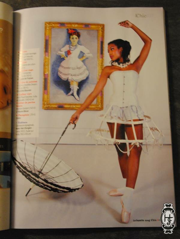 Histoire de Fraises, tenue perle, photo